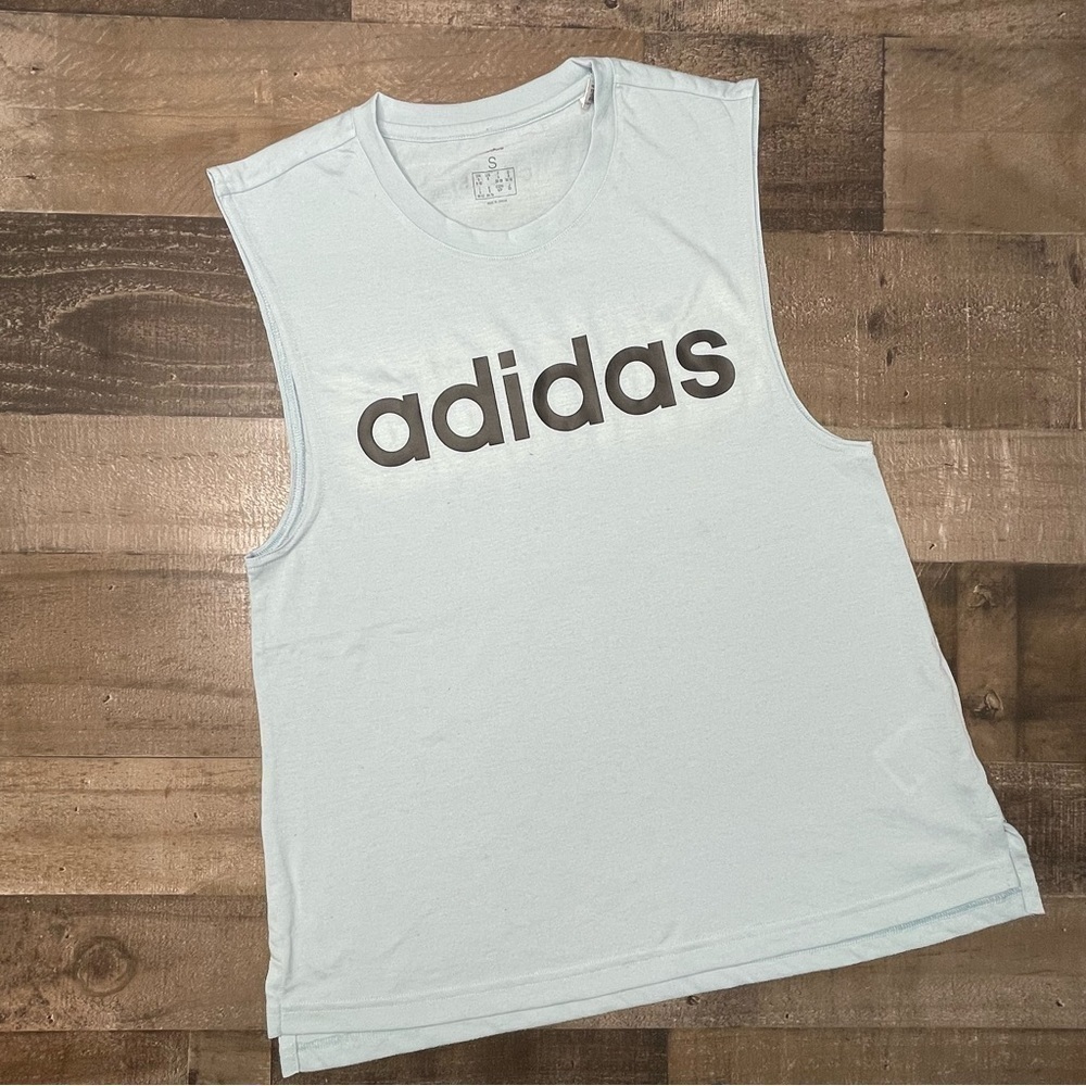 Adidas Light Blue Tank Top size Small